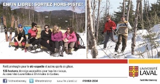 Ski hors-piste et autres sports de glisse au Mont Edgar-Porter pour le 50ième anniversaire